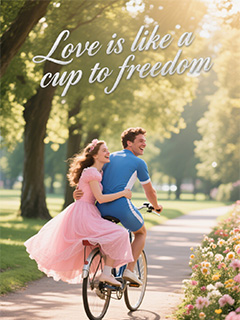 Love is like a cup to freedom